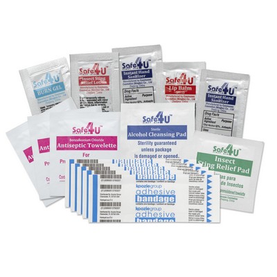 Good Value™ Frosty Stripe Deluxe First Aid Kit - 15 Piece