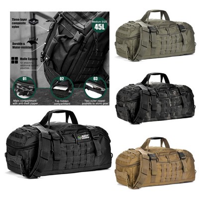 Large Capacity Tactical Weekender Backpack
