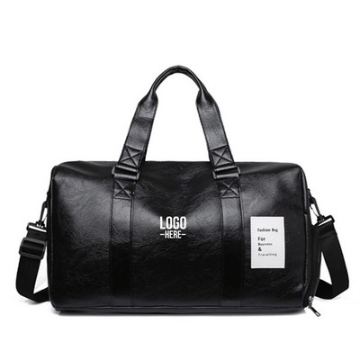 PU Leather Large Travel Duffel Bags