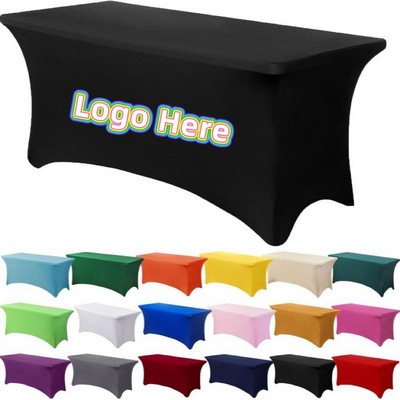 5' Flame Retardant Stretch Table Cover