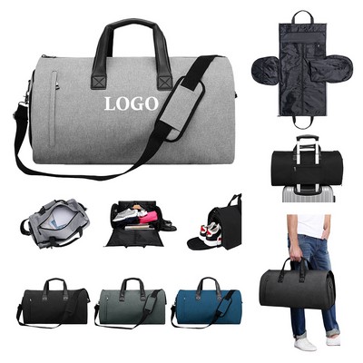 Convertible Carry-On Garment Bag with Adjustable Shoulder Strap