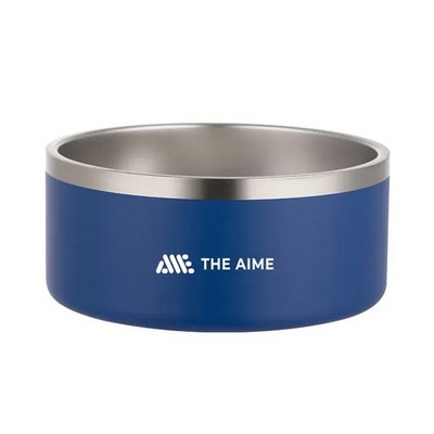 64oz Stainless Steel Dog Food and Water Bowl