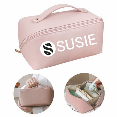 PU Leather Travel Cosmetic Bag