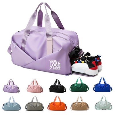 Gym Duffel Bag with Shoes Compartment