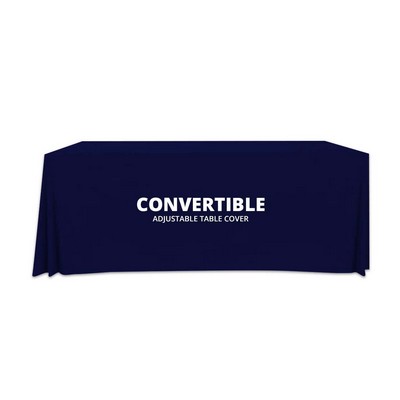 Convertible/Adjustable Table Cover - Standard Polyester Fabric (8' x 2.5')